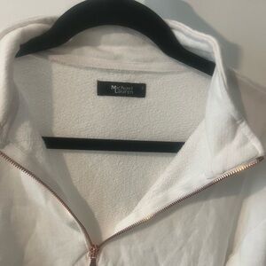 NWT/ David Half Zip Pullover in White
MICHAEL LAUREN / Size S